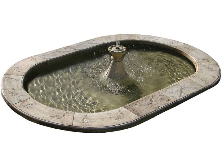 Bassin ovale Roman - 270 x 170 cm