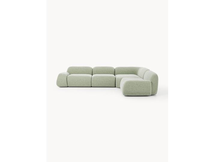 Modulares Bouclé-Ecksofa Wolke (4-Sitzer)