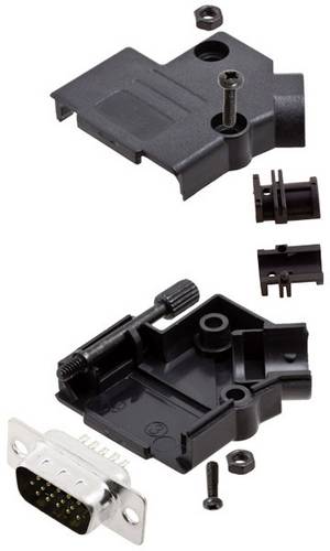 Amphenol L17D45PK-P-15+L717HDA26P D-SUB Stiftleisten-Set 45° Polzahl: 26 Lötkelch 1St.