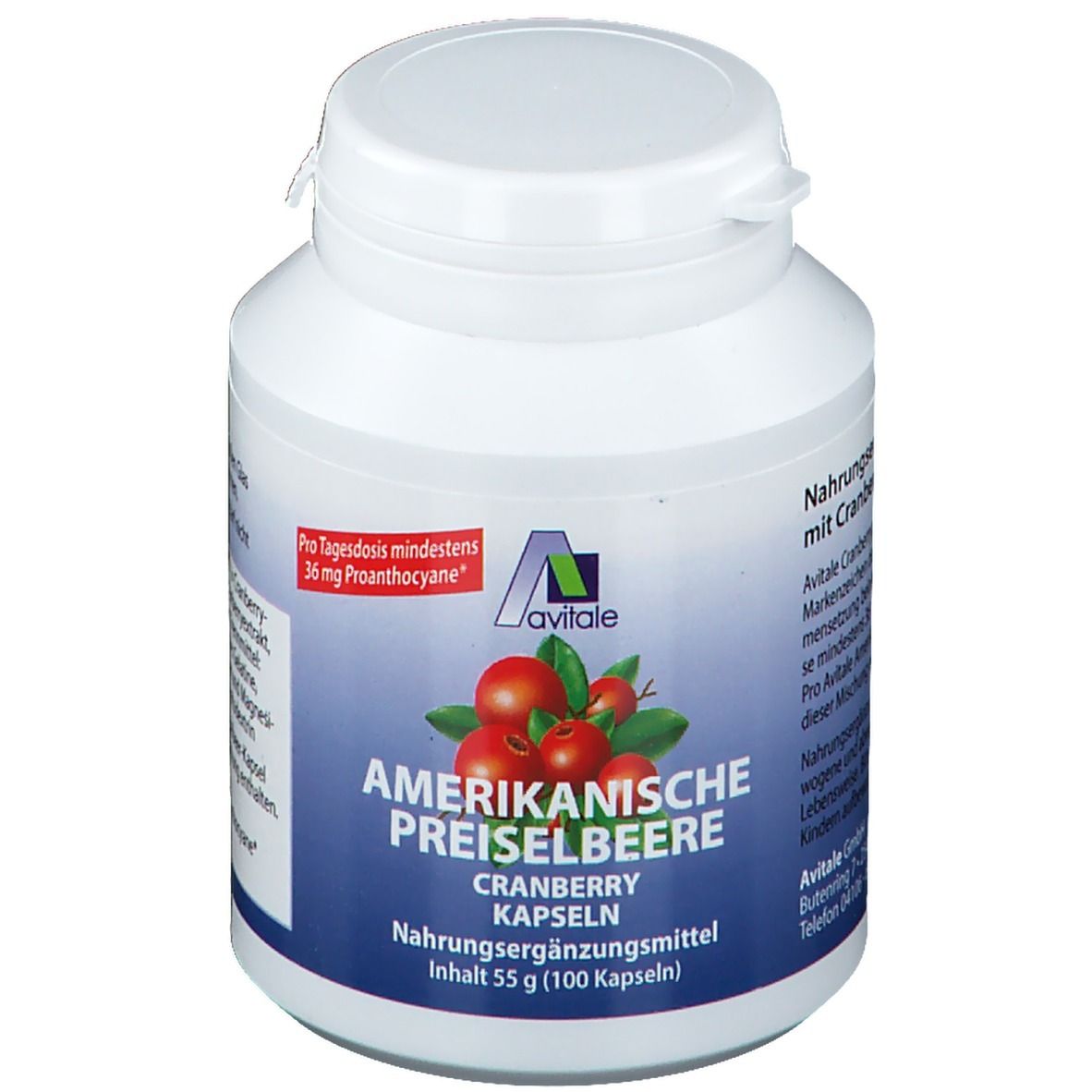 Preiselbeere amerikanisch 400 mg Kapseln 100 St