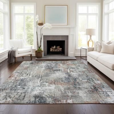 Addison Rugs Machine Washable Indoor/ Outdoor Chantille Boho Abstract Rug