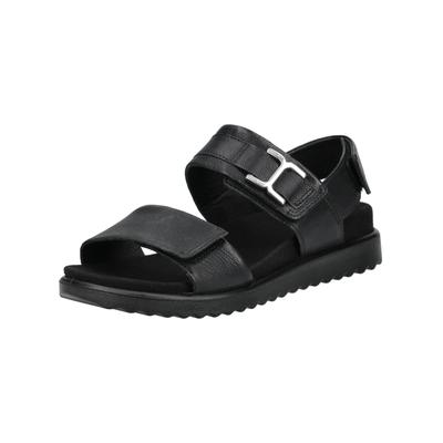 Riemchensandale LEGERO "Legero Sandalen Nappaleder", Damen, Gr. 40, schwarz, Nappaleder, Schuhe Riemchensandale