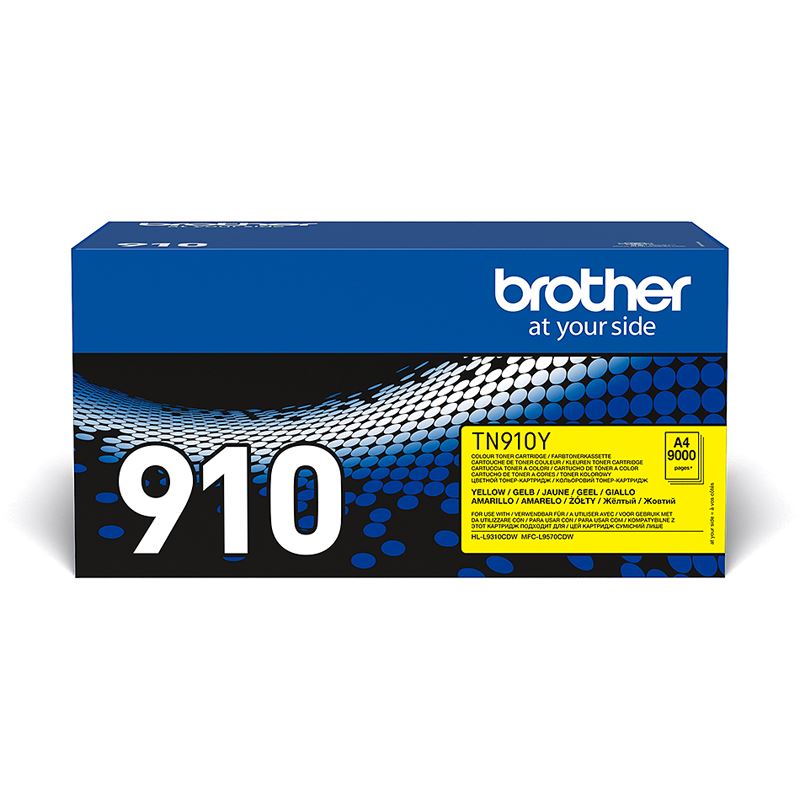 Brother Ultra Jumbo Toner TN-910Y Gelb (ca. 9000 Seiten)