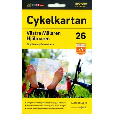 Cykelkartan Blad 26 V:a Mälaren/Hjälmaren 1:90000, von , Norstedts Akademiska Förl