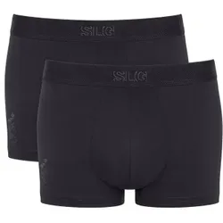Sloggi 2P SLG Base Trunk Schwarz Baumwolle Medium Herren