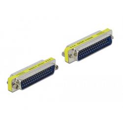 Delock 65005 VGA Adapter [1x D-SUB-Stecker 50pol. - 1x D-SUB-Buchse 50pol.] Silber vergoldete Steckkontakte