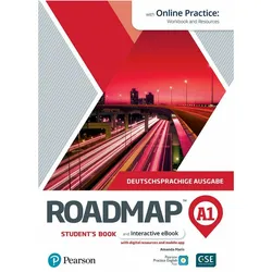 Roadmap A1 German edition Students' Book and eBook, with Online Practice, Digital Resources & M, Schulbücher von Pearson Education