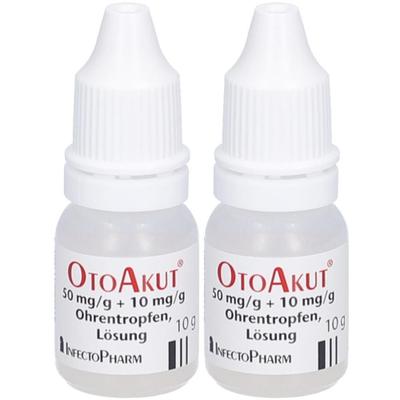 Otoakut 50 mg/g + 10 Ohrentropfen Lösung 2x 2x10 g