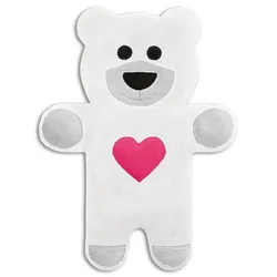 Wärmekissen Bär Teddy schnee mit Herz