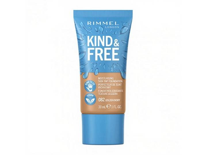 Rimmel Kind &amp; Free huidtint kaneel, hydraterend en kalmeert de gevoelige huid.