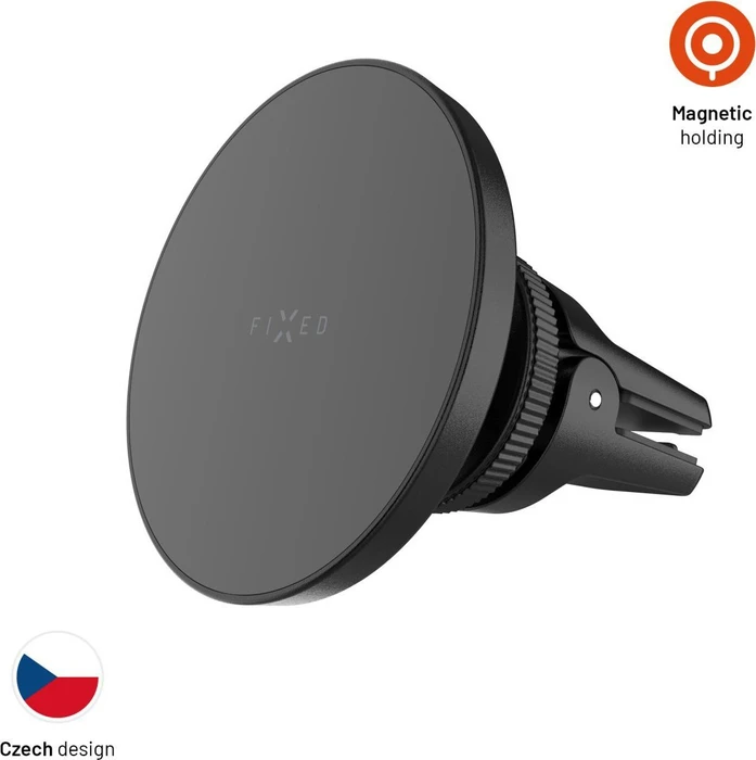 FIXED MagCircle für die Belüftung mit MagSafe-Unterstützung - Czech Design, schwarz