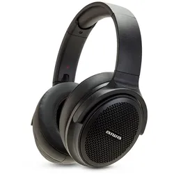 AIWA HST-250BT/BK Kopfhörer, Bluetooth 5.0, Ohrpolster aus Kunstleder, Geräuschisolierung, 40-mm-dynamische Treiber