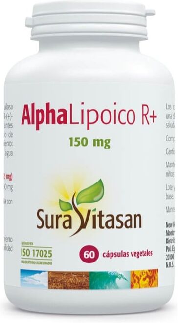 Sura Vitasan Ácido R-Alpha Lipoico 150 mg 60 Caps