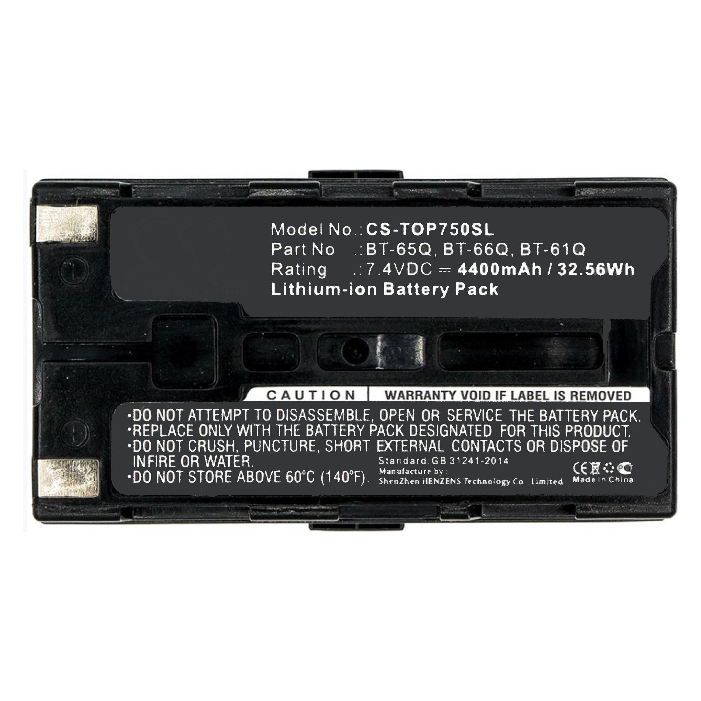AGI Akku kompatibel mit Topcon GPT-9000 - Akku - 4.400 mAh (4400 mAh) (117979)