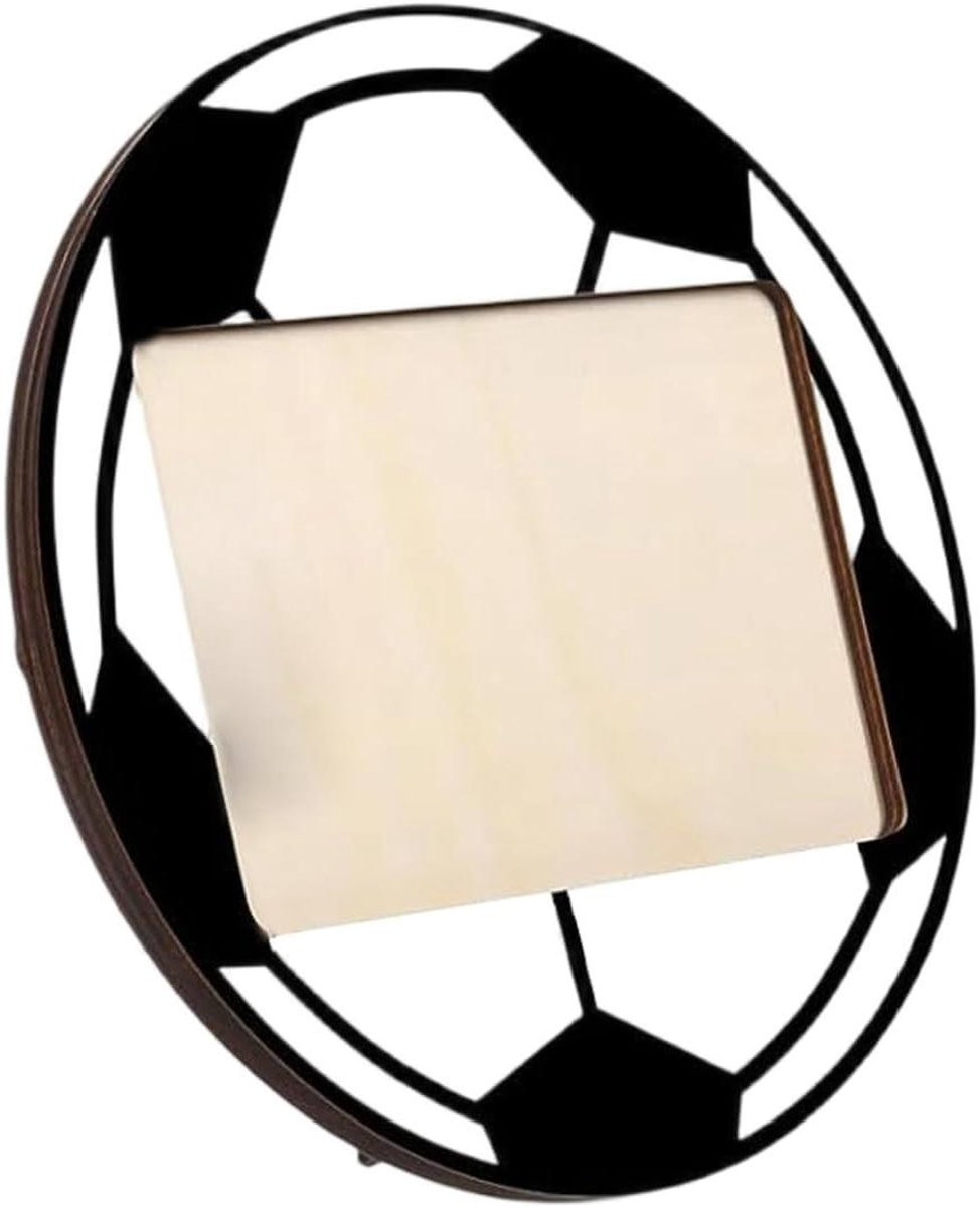 Houten Fotolijst Voetbal Herinneringen Tonen Meerkleurig 20 cm