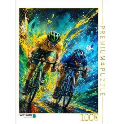 CALVENDO Puzzle Duell der Geschwindigkeit | 1000 Teile Lege-Größe 64 × 48 cm Foto-Puzzle für glückliche Stunden