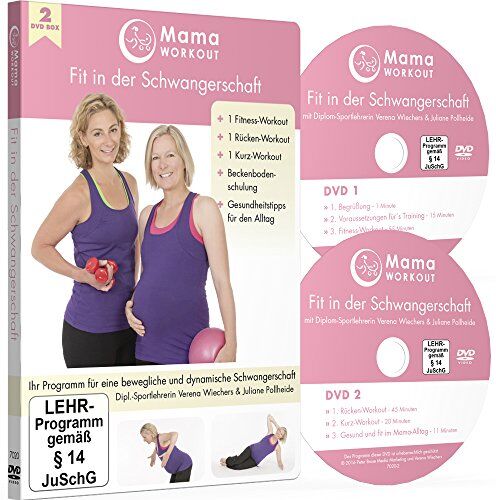 Verena Wiechers - MamaWORKOUT - Fit in der Schwangerschaft (2 DVDs) ++ Das Standardwerk von Expertin Verena Wiechers, Leiterin der Akademie für Prä- & Postnatales Training - Preis vom 01.10.2026 17:08:56 h