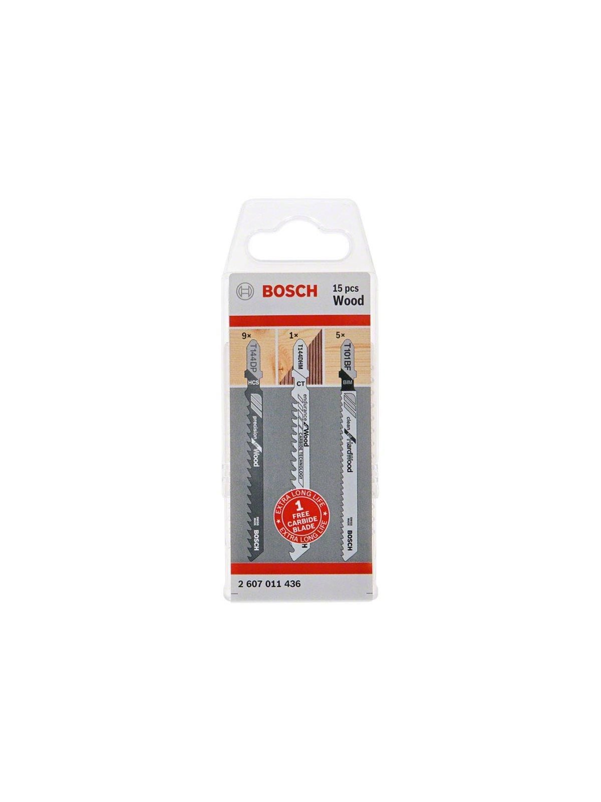 Bosch jig saw blade set 15 pieces