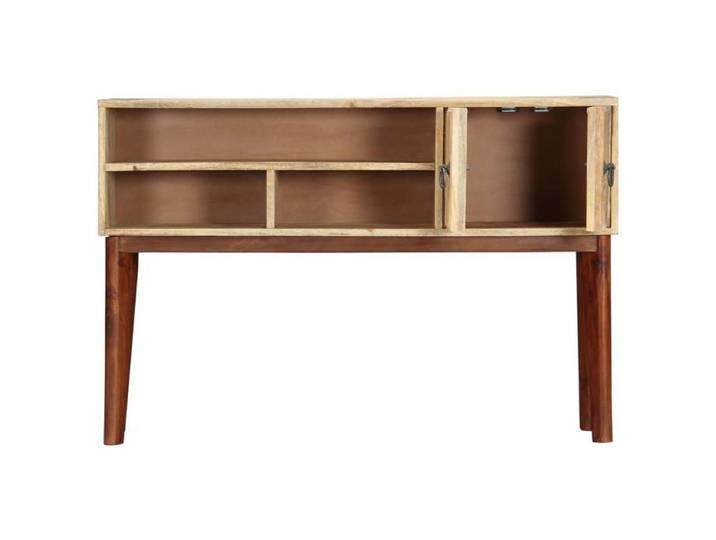 HOT SALE*Table console - SHELD - Armoire d'entrée - Pour salon - 115x30x76cm Bois de manguier massif brut M4270987
