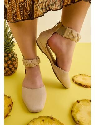 Women's The Rayna Flat by Comfortview in New Nude (Size 7 M)