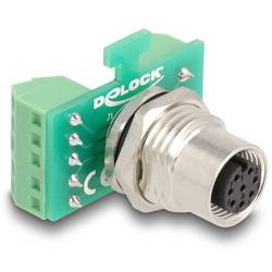 Delock Seriell Adapter [1x M12-Buchse - 1x Buchse] Grün 60663
