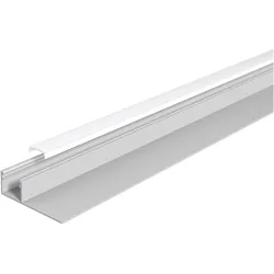 EVN Lichttechnik Aluminium-Profil mit Abdeckung opal, 2m APTB1AM200