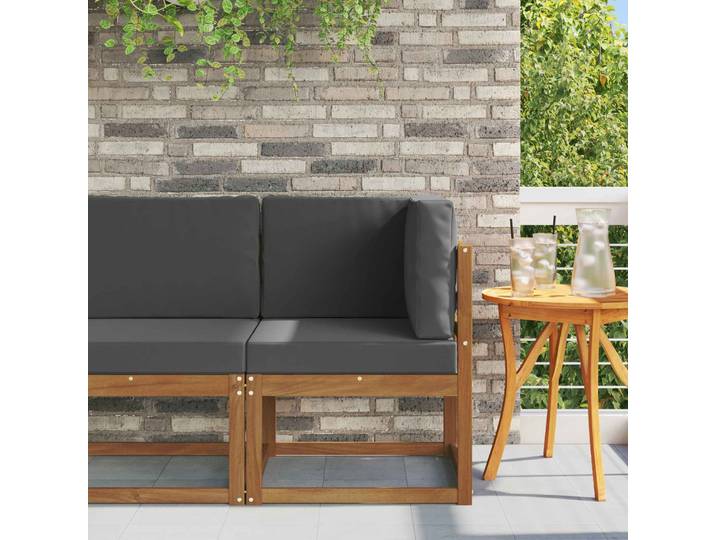 vidaXL Outdoor Ecksofa Massivholz Akazie