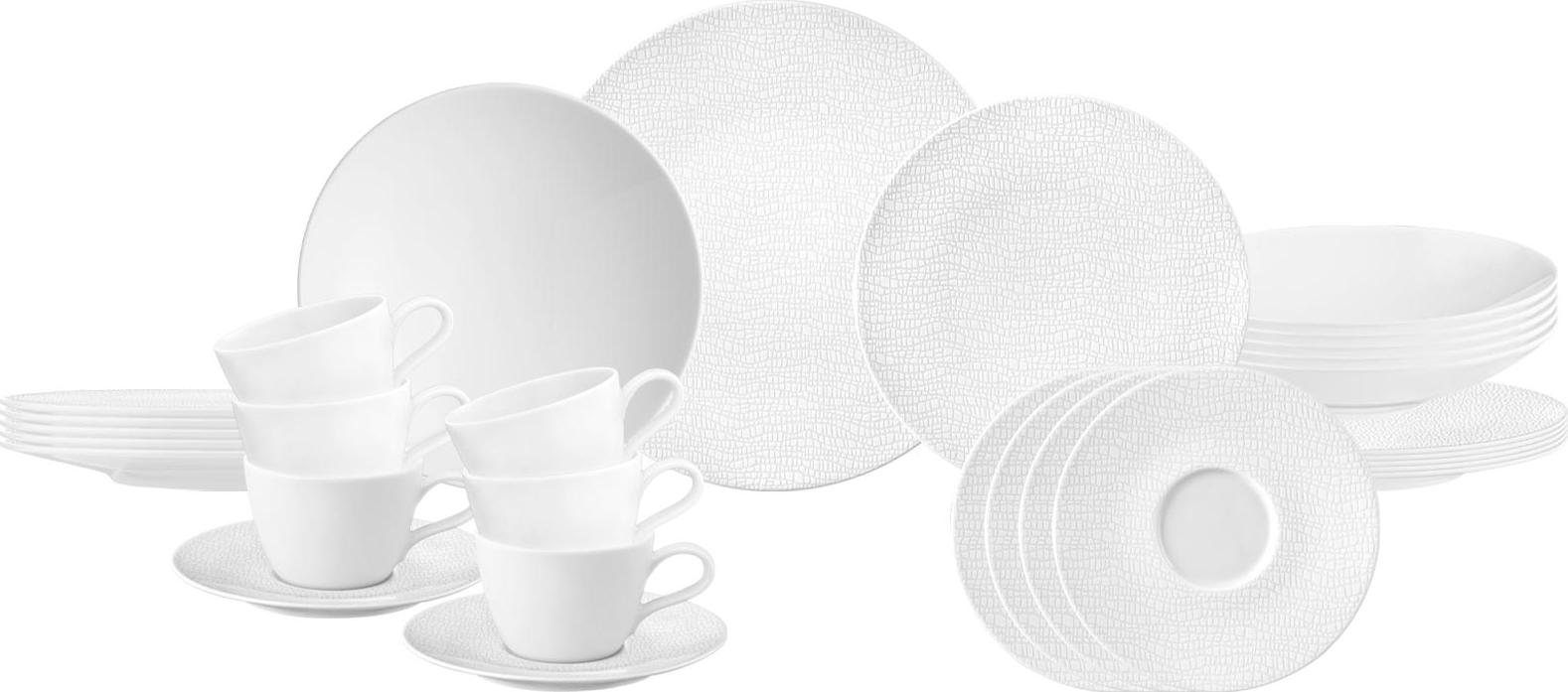 Seltmann Weiden Life Fashion Kombiservice 30-teilig - Luxury White