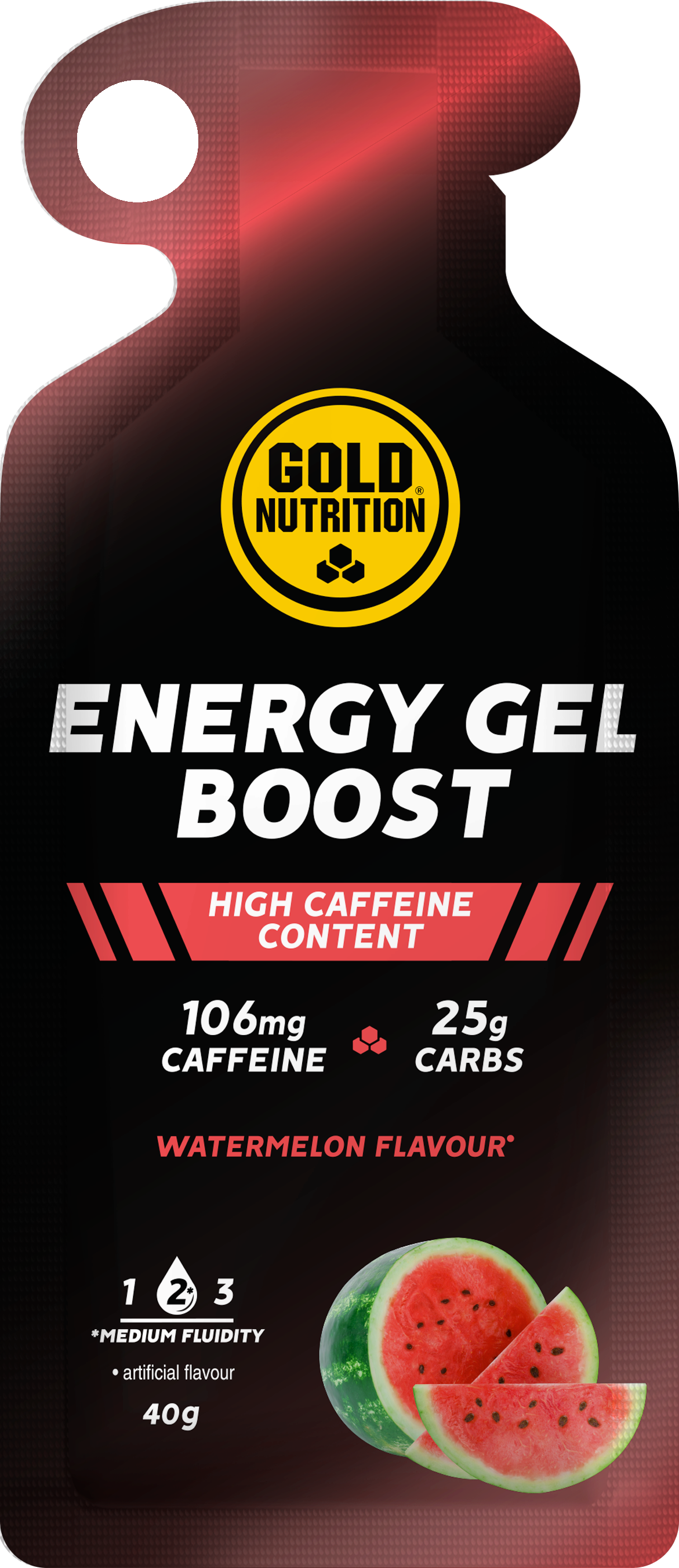 GoldNutrition Boost Plus Energy Gel 40 gr 16 Unidades Sandía
