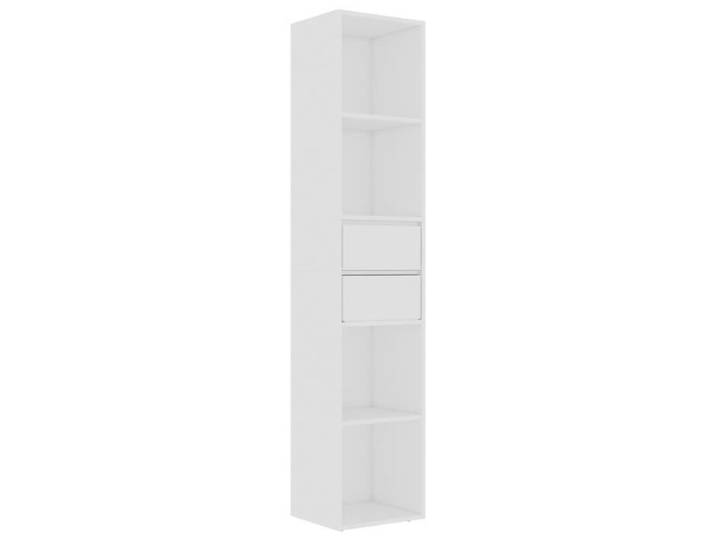 Armoire à livres GKK - Bibliothèque - Blanc 36x30x171 cm Aggloméré A2867