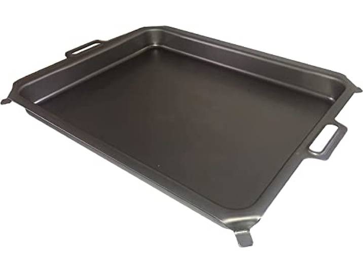 BSR-Grillen Emaillie-Pfanne für 4-flammigen Gasgrill Grillpfanne Wanne ca. 75 x 45 cm 6 cm tief massive Ausführung ideal zum grillen und braten