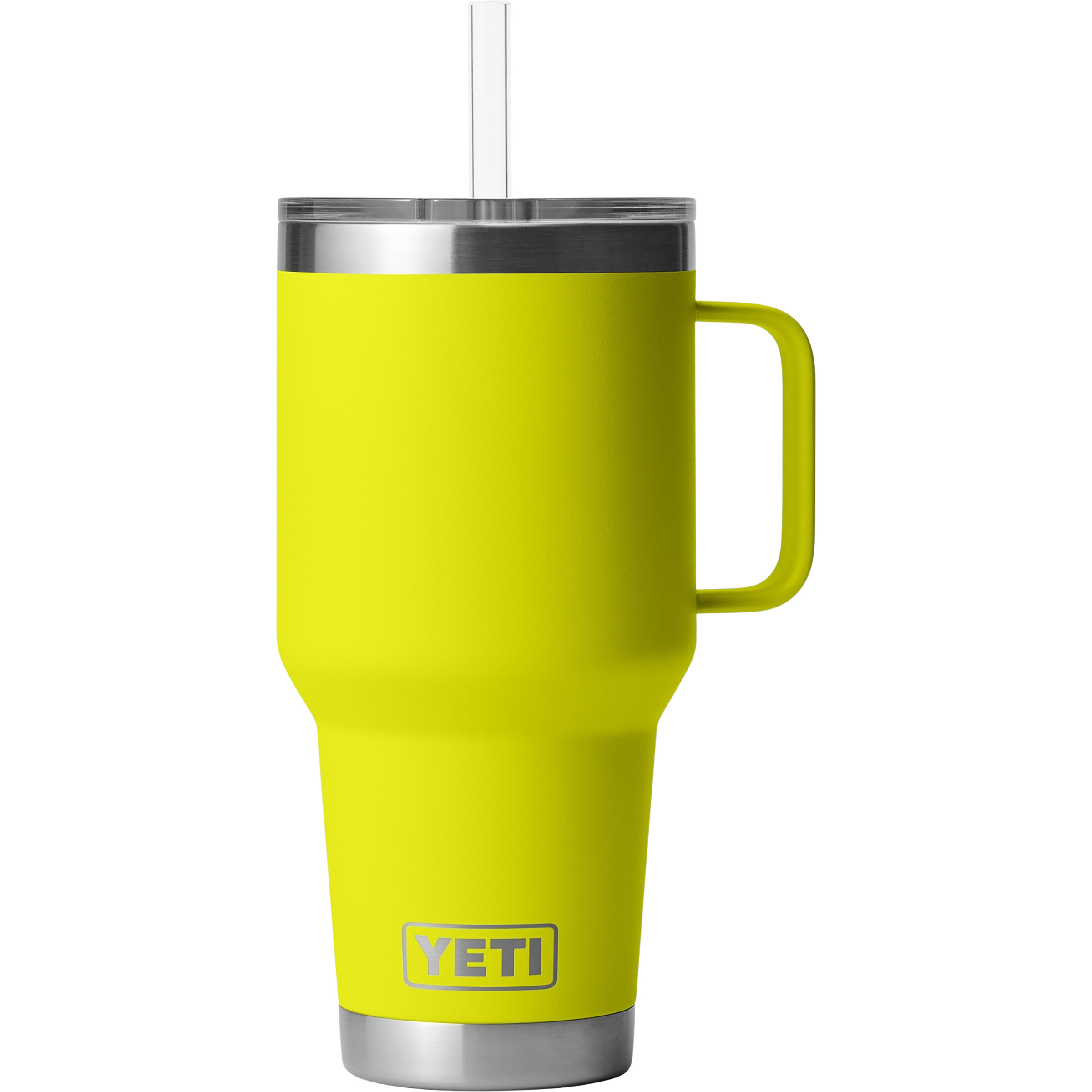 Yeti Rambler 35oz Straw Isolierbecher Isolierflaschen gelb Größe 1L Reise | Lifestyle