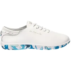 Lacoste, Damen, Tennisschuhe, Jazaru Extra Blanc + Mer Schuhe (37), Blau, Weiss