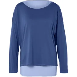 Tchibo - 2-in-1-Sportshirt - Damen - Gr. L - lila