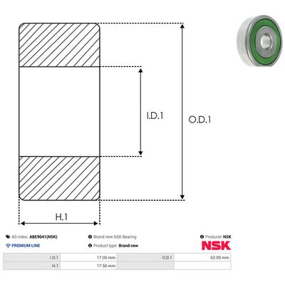 AS-PL Lager ABE9041(NSK)