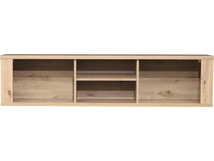 Ablageregal MÄUSBACHER, braun (natur), B:147cm H:36cm T:29cm, Holzwerkstoff, Regale, Ablageregal