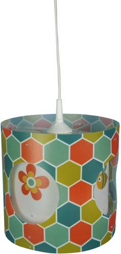 Niermann Explore Blume Pendelleuchte Energiesparlampe, LED E27 60W Bunt