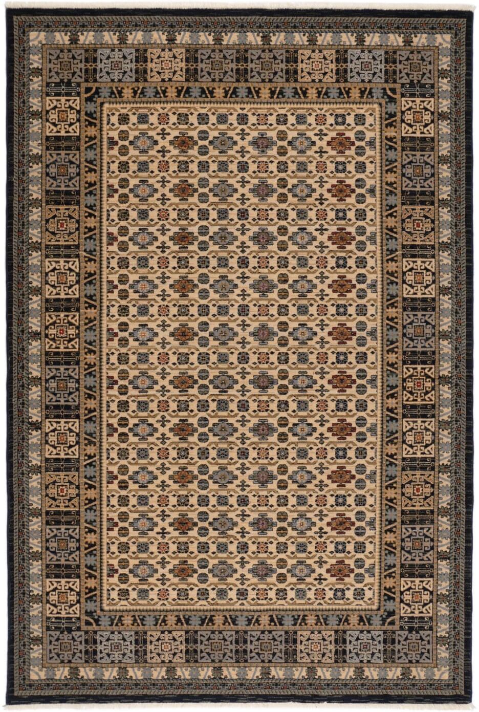 THEKO Alfombra oriental tejida - con flecos