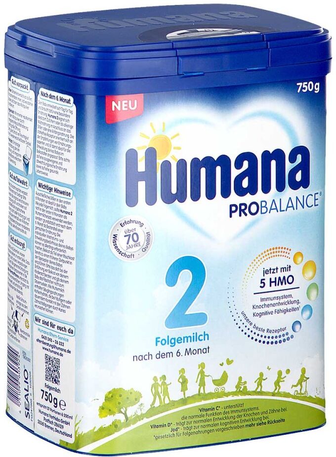 Humana Probalance Folgemilch 2 M.5hmo Pulver 750g