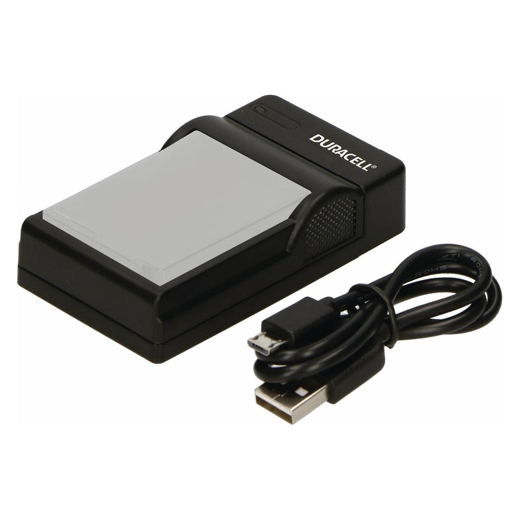 Duracell Ladegerät mit USB Kabel für DR9932/EN-EL12 (Kamera Akku Ladegerät) (DRN5923)