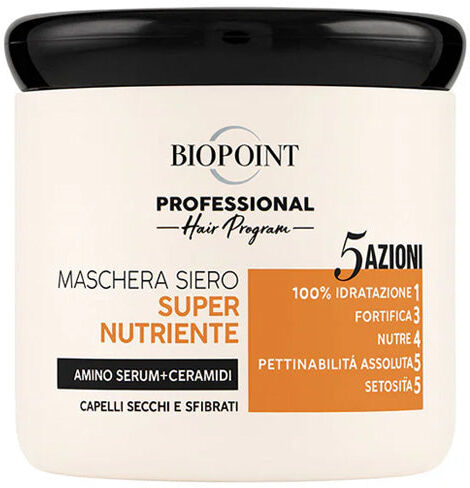 Biopoint Maschera Siero Super Nutriente per Capelli Secchi