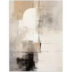 POSTER Abstrakt - Kunst - Grau Deko Wohnzimmer 60x80 cm