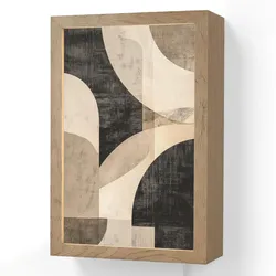 WANDLEUCHTE Abstrakt - Formen - Modern - Beige Wandlampe 20x30 cm Wandlampe