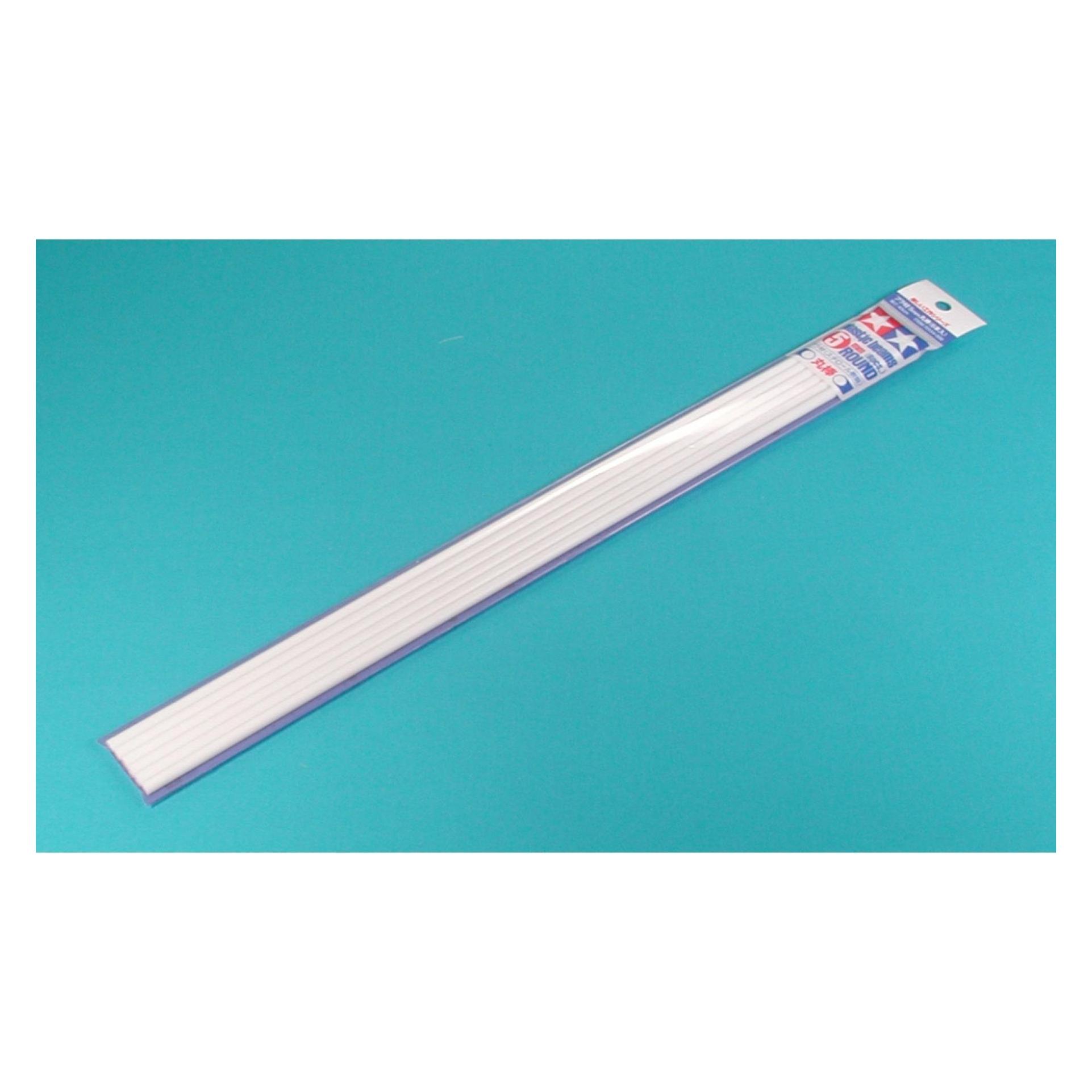 Tamiya Rundprofil 5mm (6) 400 mm weiss Kst. (300070134)