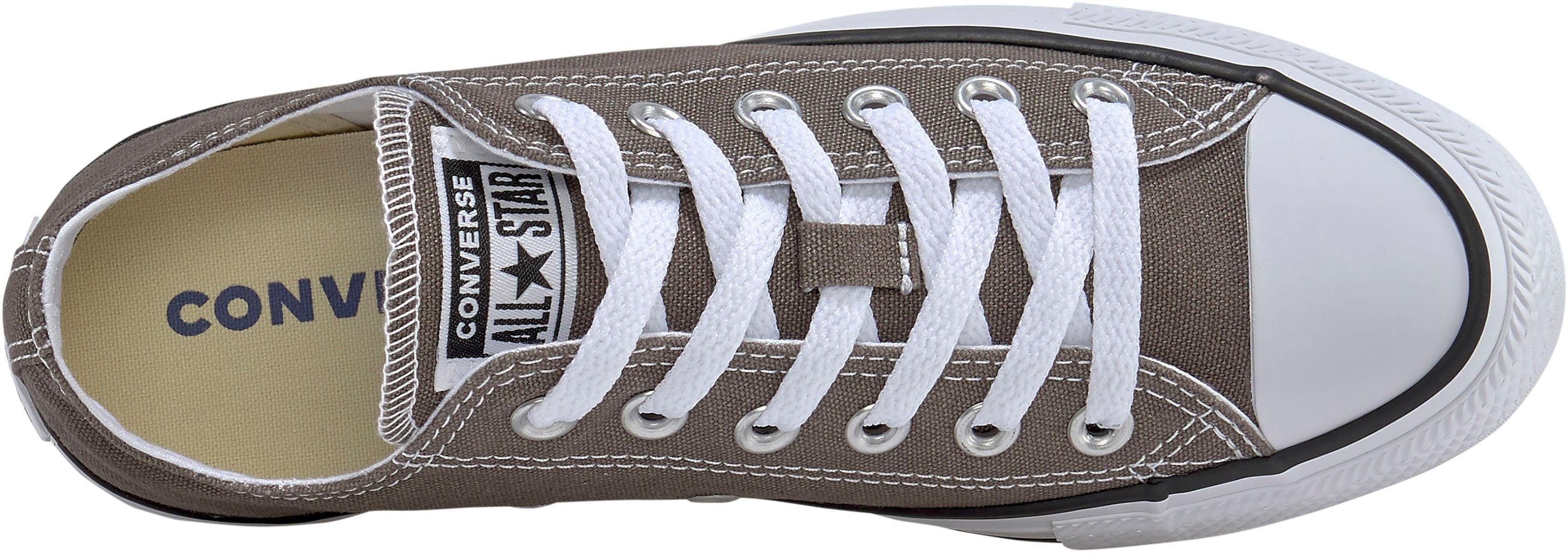 Sneaker CONVERSE "Chuck Taylor All Star Core Ox", Damen, Gr. 42,5, schwarz (charcoal), Textil, Schuhe Sneaker charcoal 42,5