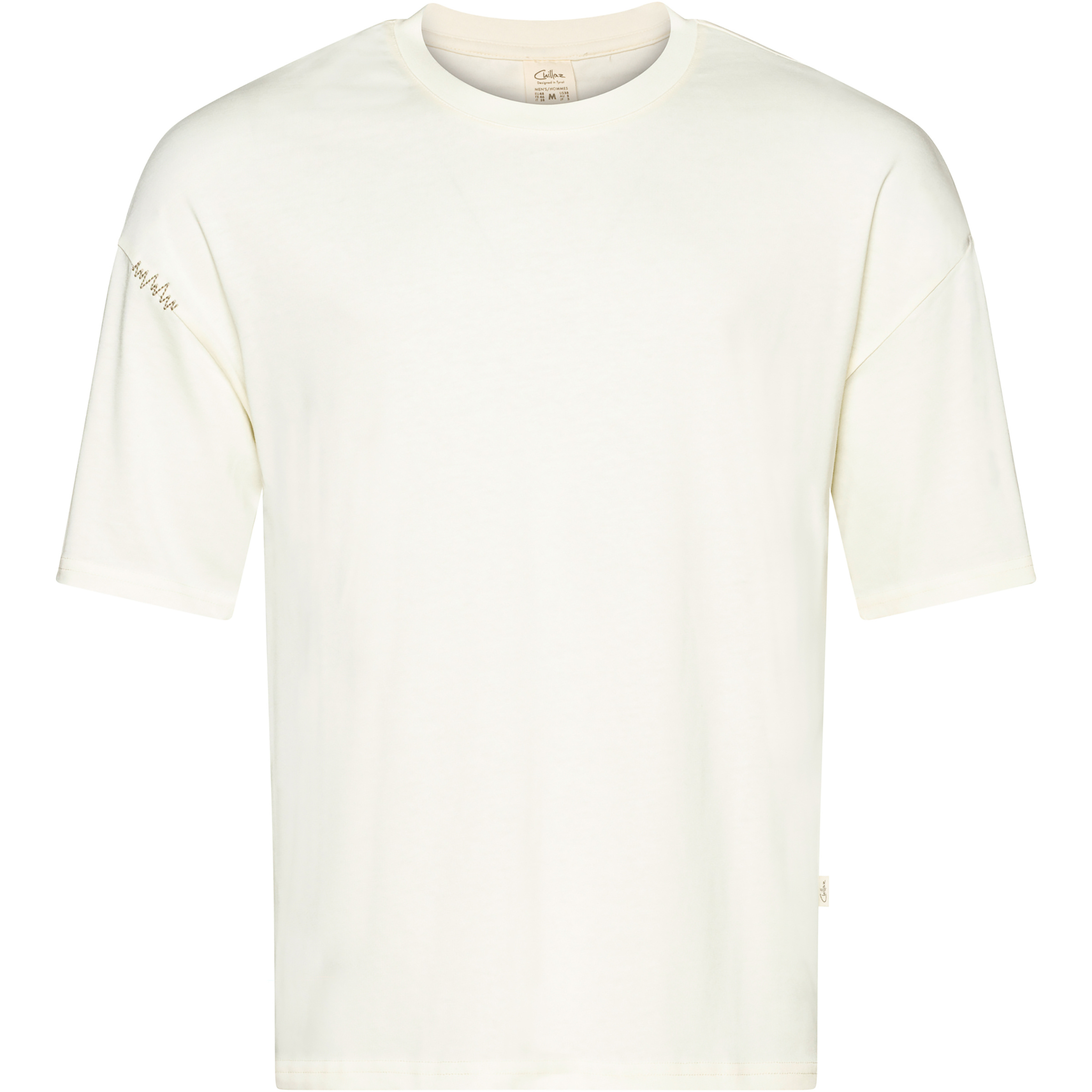 Chillaz Bozeman Mountain Logo Herren T-Shirts beige Größe S Alpinklettern | Sportklettern | Bouldern Hautfreundlich