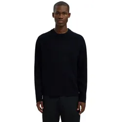 Selected Herren Rundhals Pullover SLHTELLER FN RELAXED CREW NECK - Relaxed Fit - 16099570 Sky Captain - L
