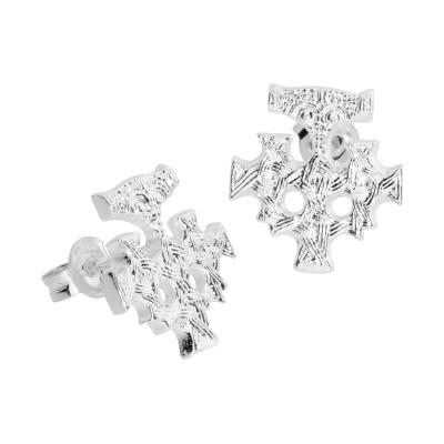 Paar Ohrstecker OSTSEE-SCHMUCK "- Hiddensee 15 x 13 mm - Silber 925/000 -" Gr. 15, silber (silber 925, silberfarben, weiß), Ohrringe, Damen, 15, Silber 925 (Sterlingsilber)