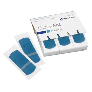 First-Aid-Only Pflaster QuickAid, 45 Strips, detektierbar, steril, atmungsaktiv, 7,5 x 2,5 cm