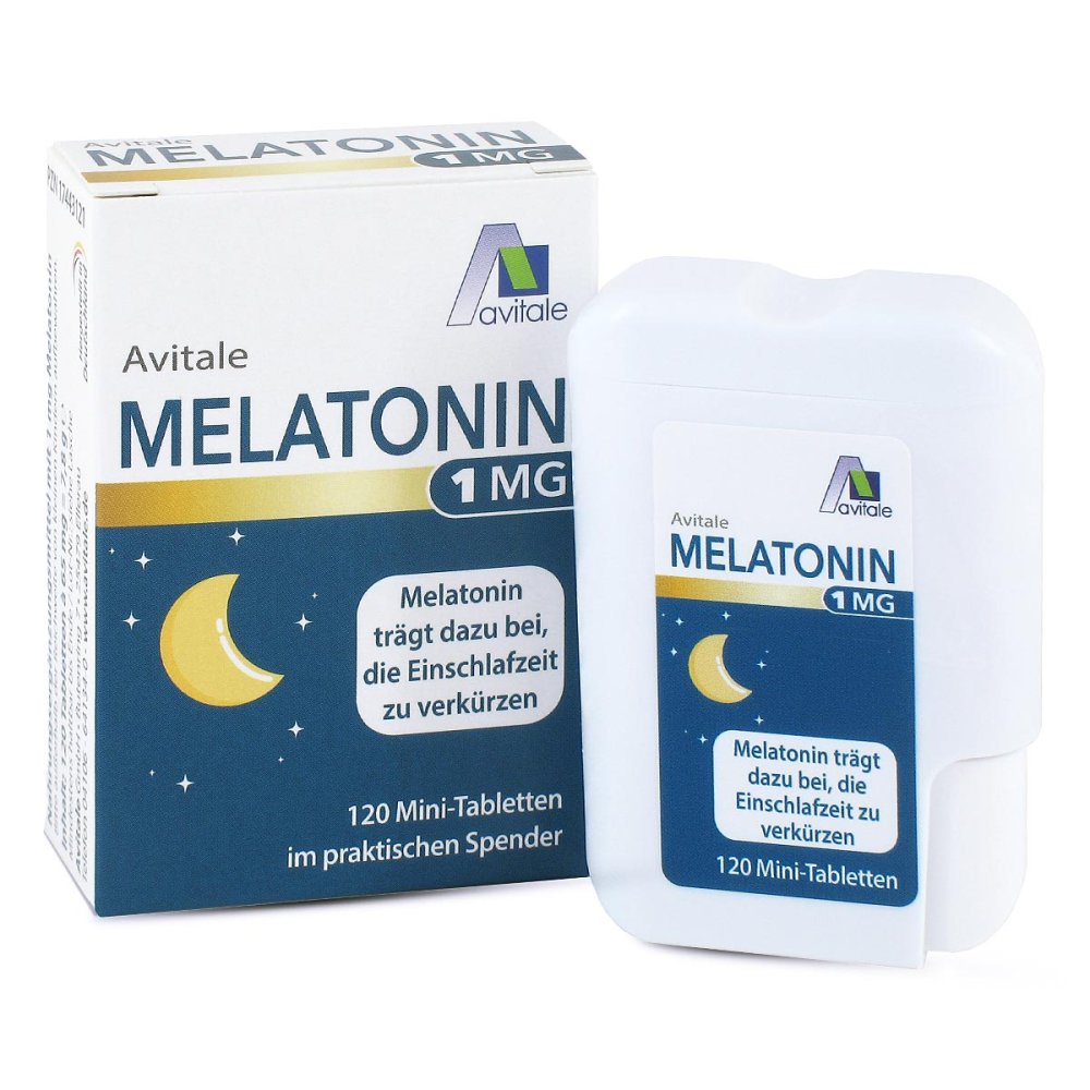 Avitale GmbH Melatonin 1 Mg Mini-Tabletten Im Spender 17443121